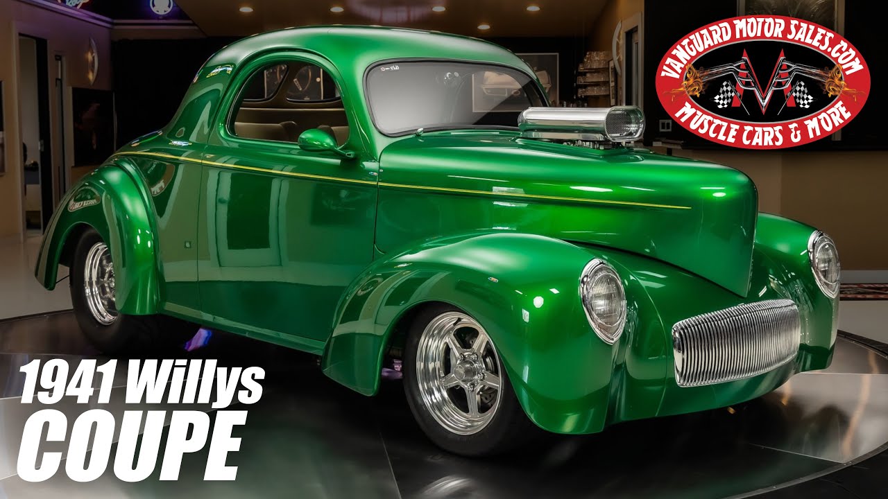 1941 Willys Coupe Street Rod For Sale Vanguard Motor Sales #4623