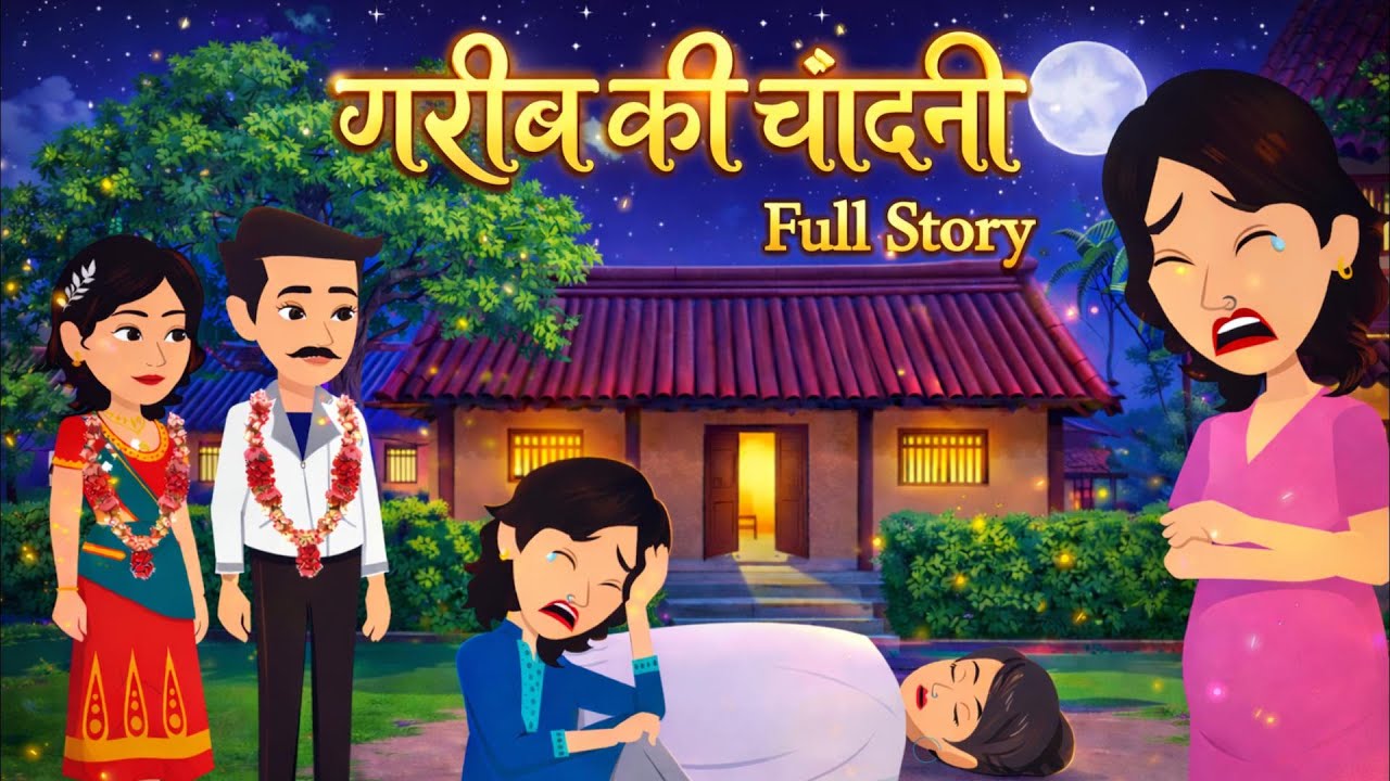 गरीब की चांदनी | Garib Ki Chandani | Full Story | Bedtime Stories | Hindi Kahani | Animation Story