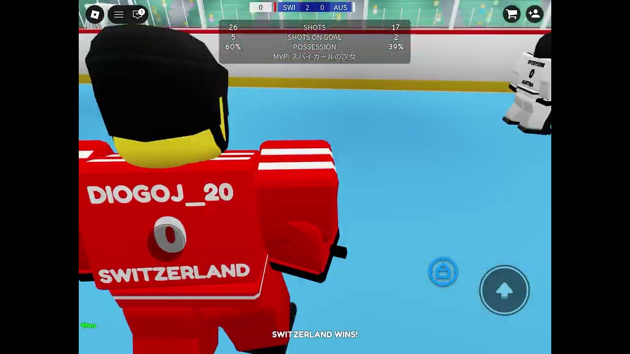 Day 1 of trying to win a Roblox touch hockey tournament thing with France bc Leo is from France