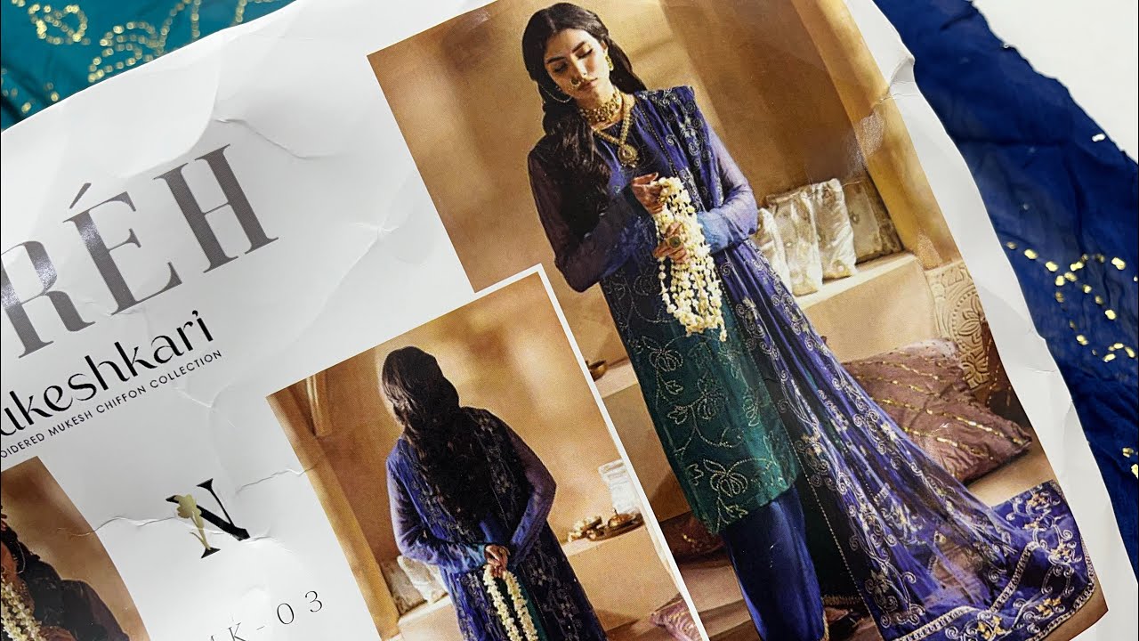 #nureh #mukeshkari #kamdani #purechiffon #afrozeh #order on 7610387608