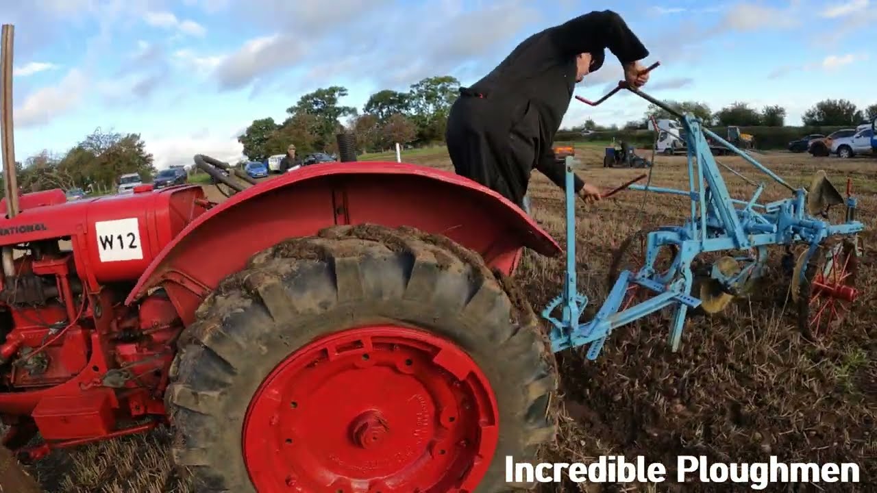 1938 International W12 1.9 Litre 4-Cyl Tractor (16HP) With Ransomes Plough