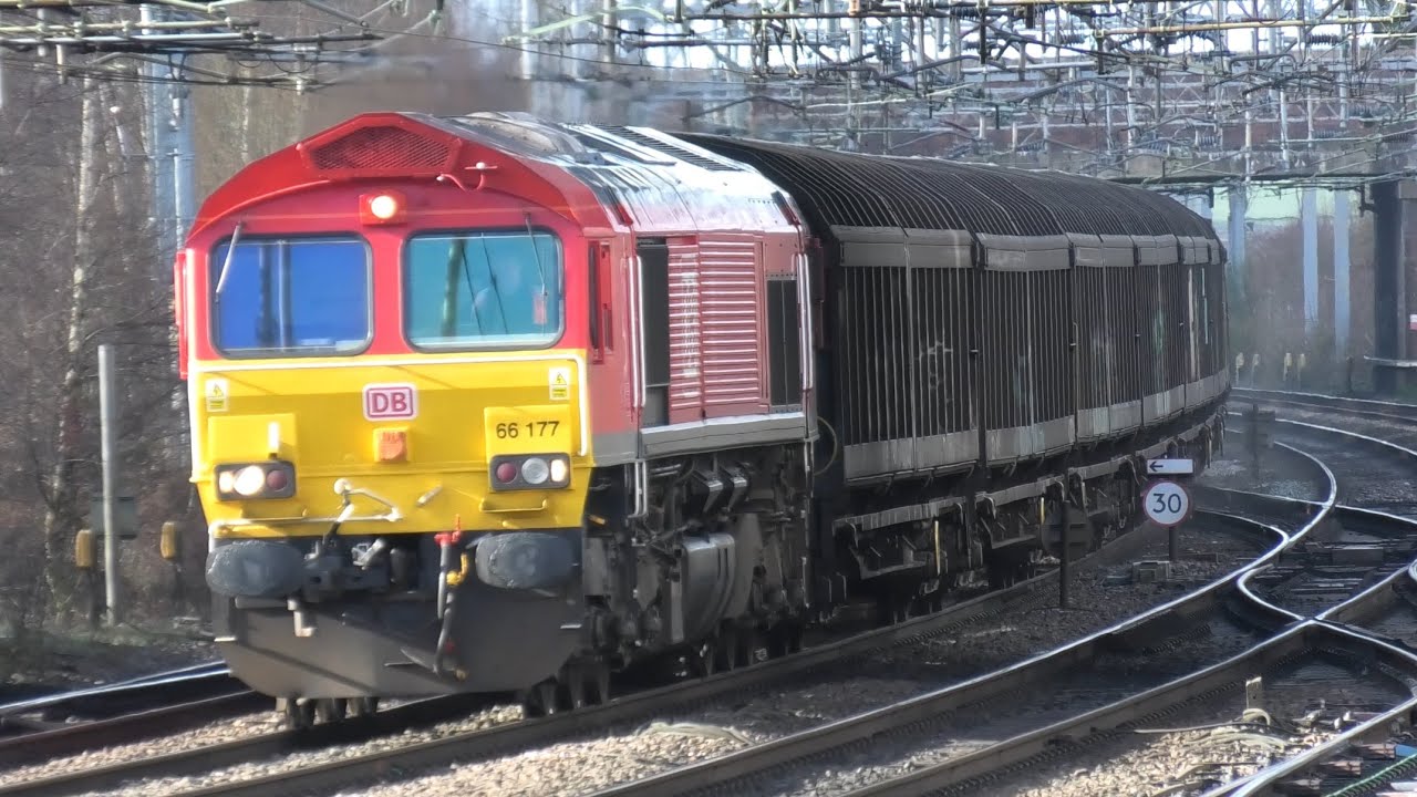 Fantastic Day At Stafford Station Freight Trains Passenger trains 26th February 2025 WCML