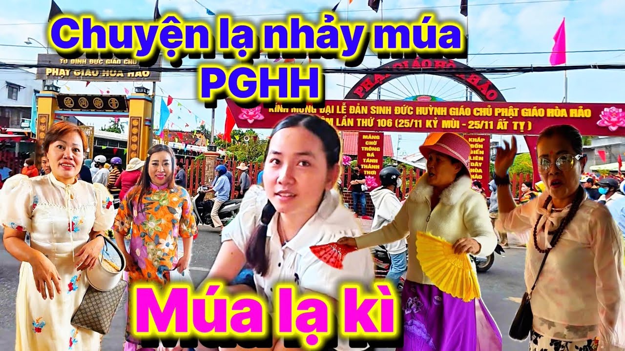 Lễ Đản Sinh Đức Huỳnh Giáo Chủ tại Chùa Thầy An Hòa Tự ăn uống miễn phí quá đông vui