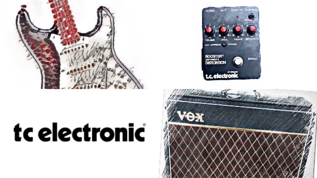 TC Electronic Booster + Line Driver & Distortion Vintage pedal - Medium Boost / Clean Amp