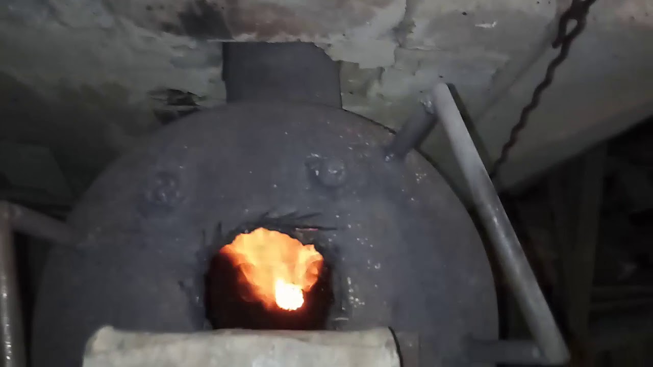 Переделка бубафони под опилки. Отопление в мастерской.