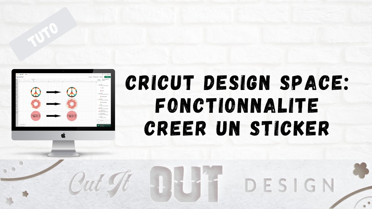 Cricut Design Space: la nouvelle fonctionnalité créer un sticker