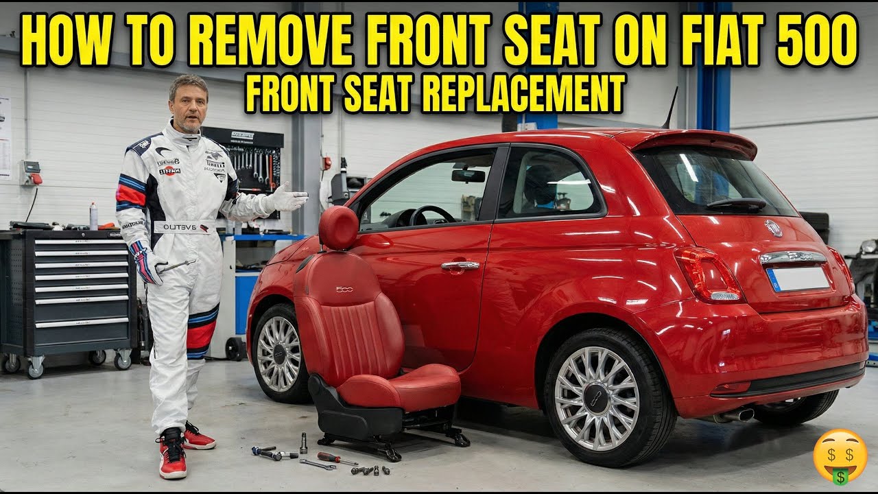 Снятие и установка сидений FIAT 500 (пошаговая инструкция для самостоятельного выполнения)