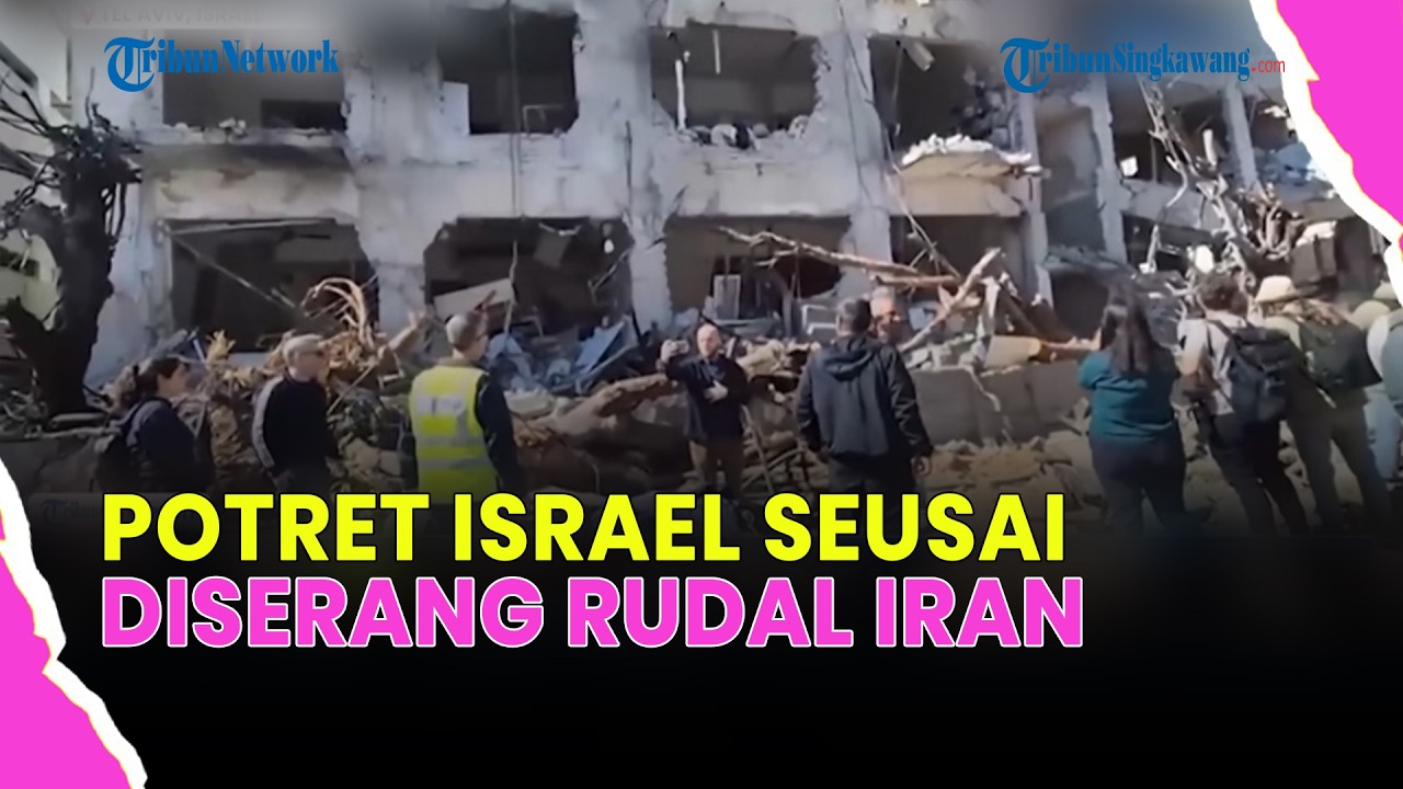 🔴ISRAEL SEUSAI DISERANG RUDAL BALASAN IRAN
