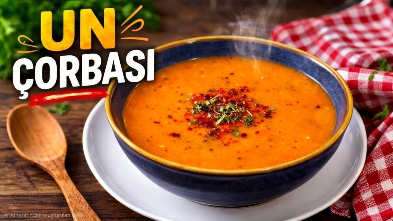 5 Dakikada Un Çorbası (Asla Topaklanmıyor) #çorbatarifleri😋