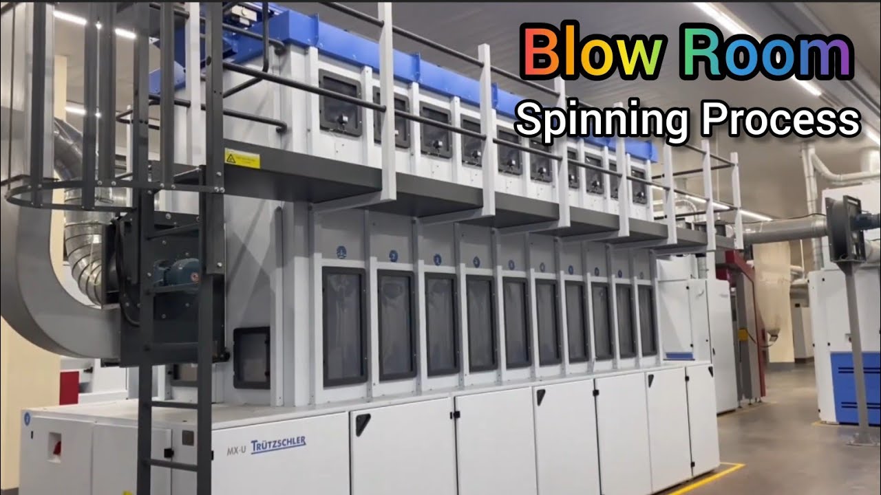 Trutzchler Blow Room, Second Process of Yarn Manufacturing/Spinning