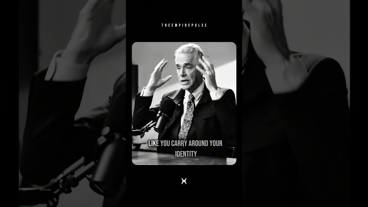 Therapists Are Partly To Be Blamed For The Current Identity Crisis &clubs;️ - Jordan Peterson