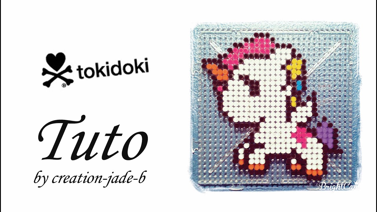 Tuto Perles à repasser (Hama) - Licorne Tokidoki !