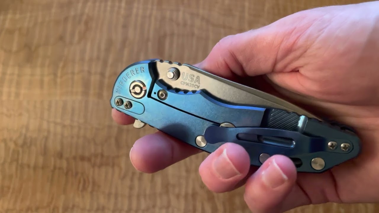 From a guy named Rick? Hinderer XM-18 3.5 late first impression