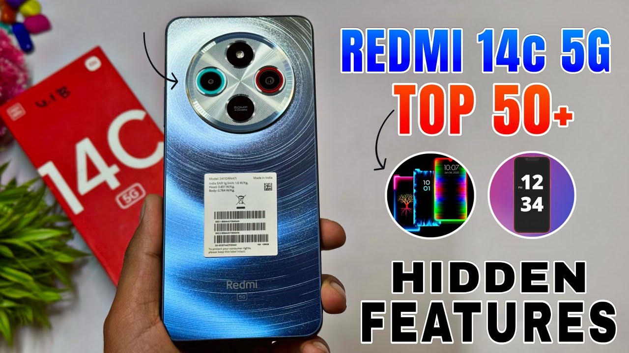Redmi 14C 5G Top 50++ Hidden Features | Redmi 14c Tips And Tricks | Redmi 14C 5G