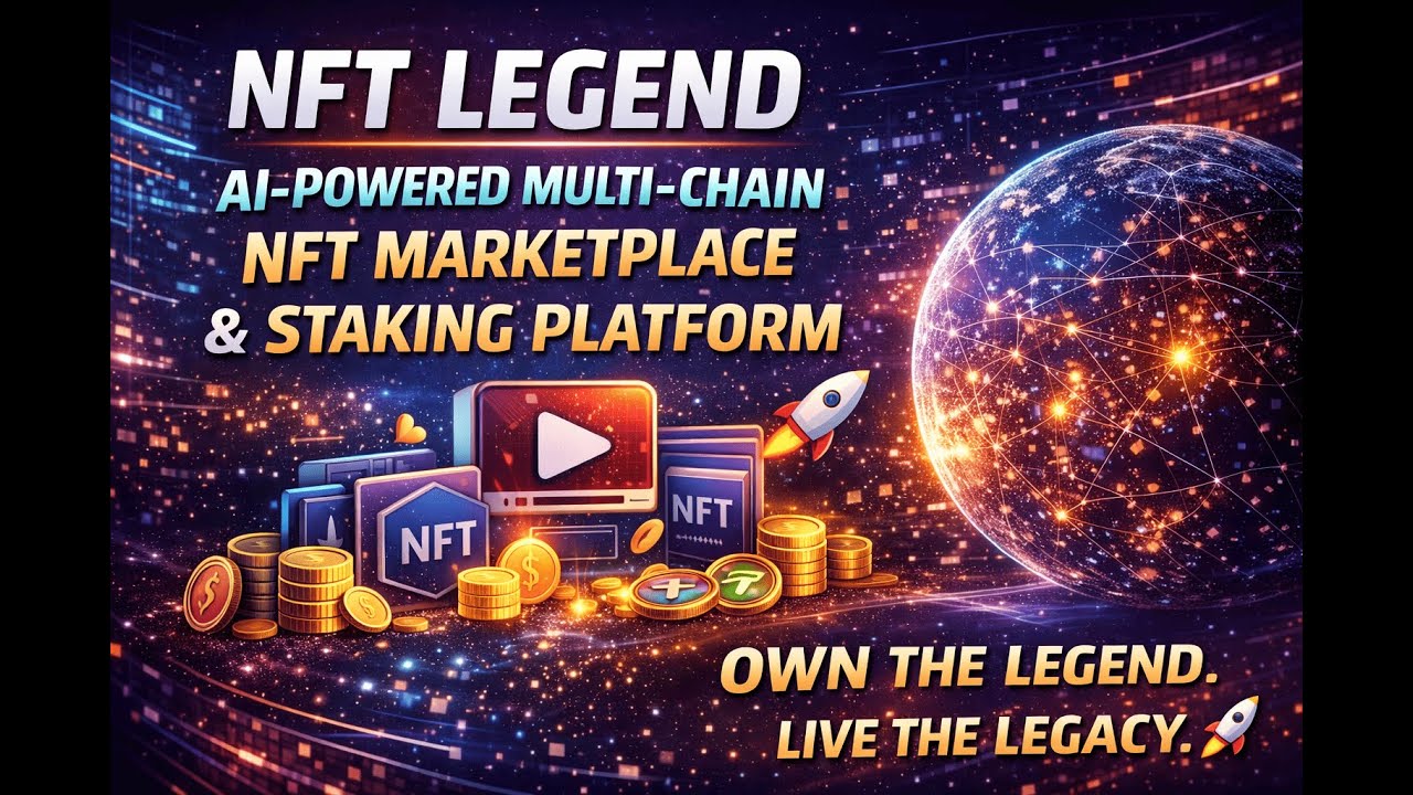 NFT Legend | AI-Powered Multi-Chain NFT Marketplace & Staking Platform 🚀