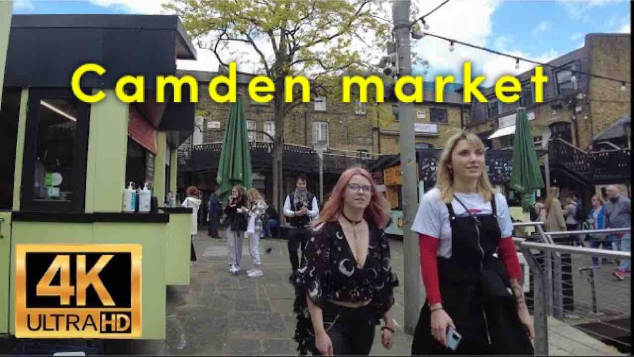 Walking in Camden market London  ,جولة في كامدن ماركت في لندن