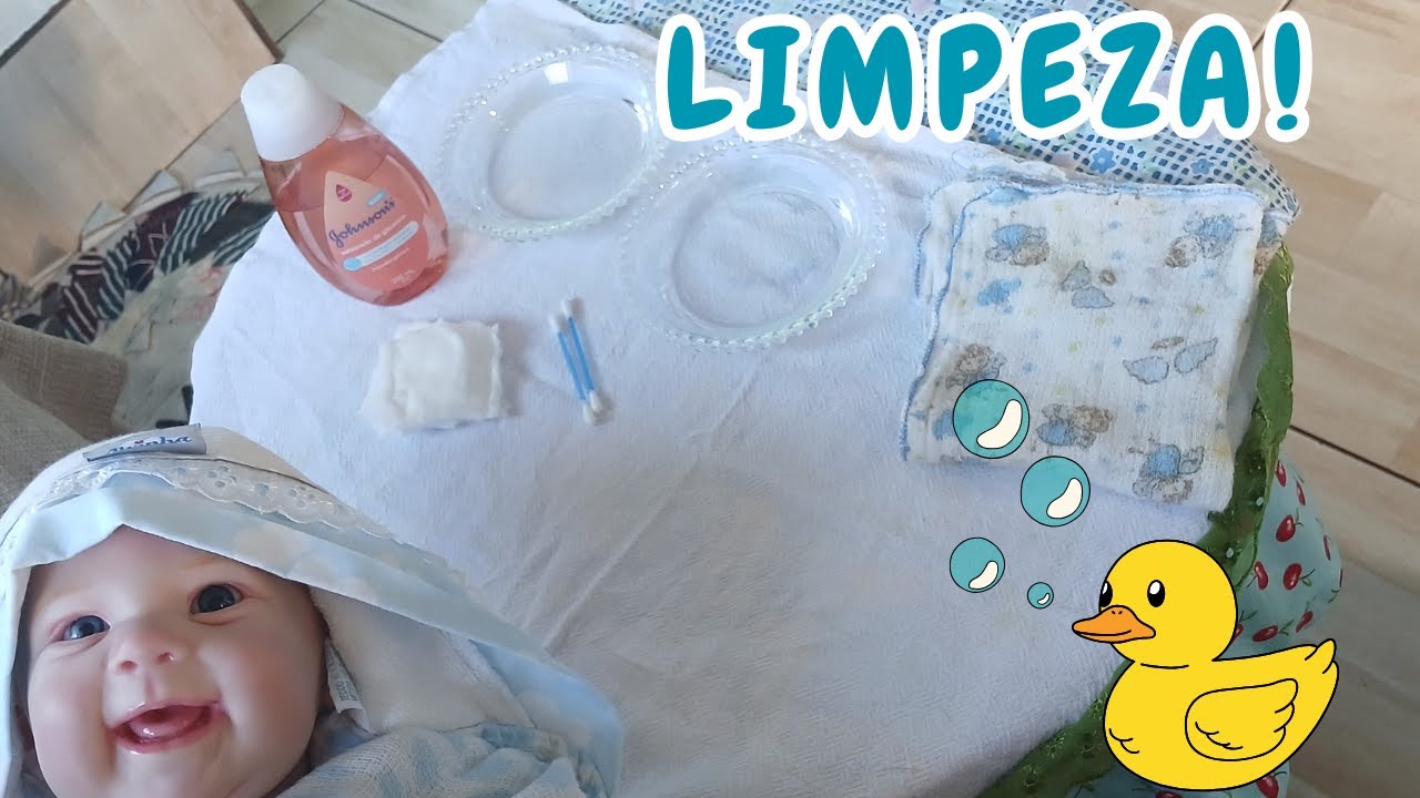 ROTINA DE LIMPEZA DO MEU BEBÊ REBORN ANTHONY!👶🏼🫧🚿 #bebereborn #rotina