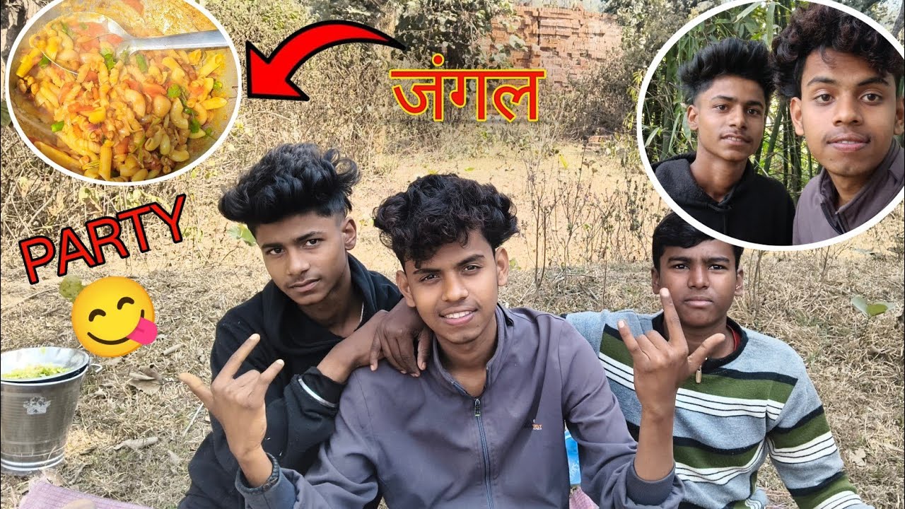 Jungal me kiye party😋