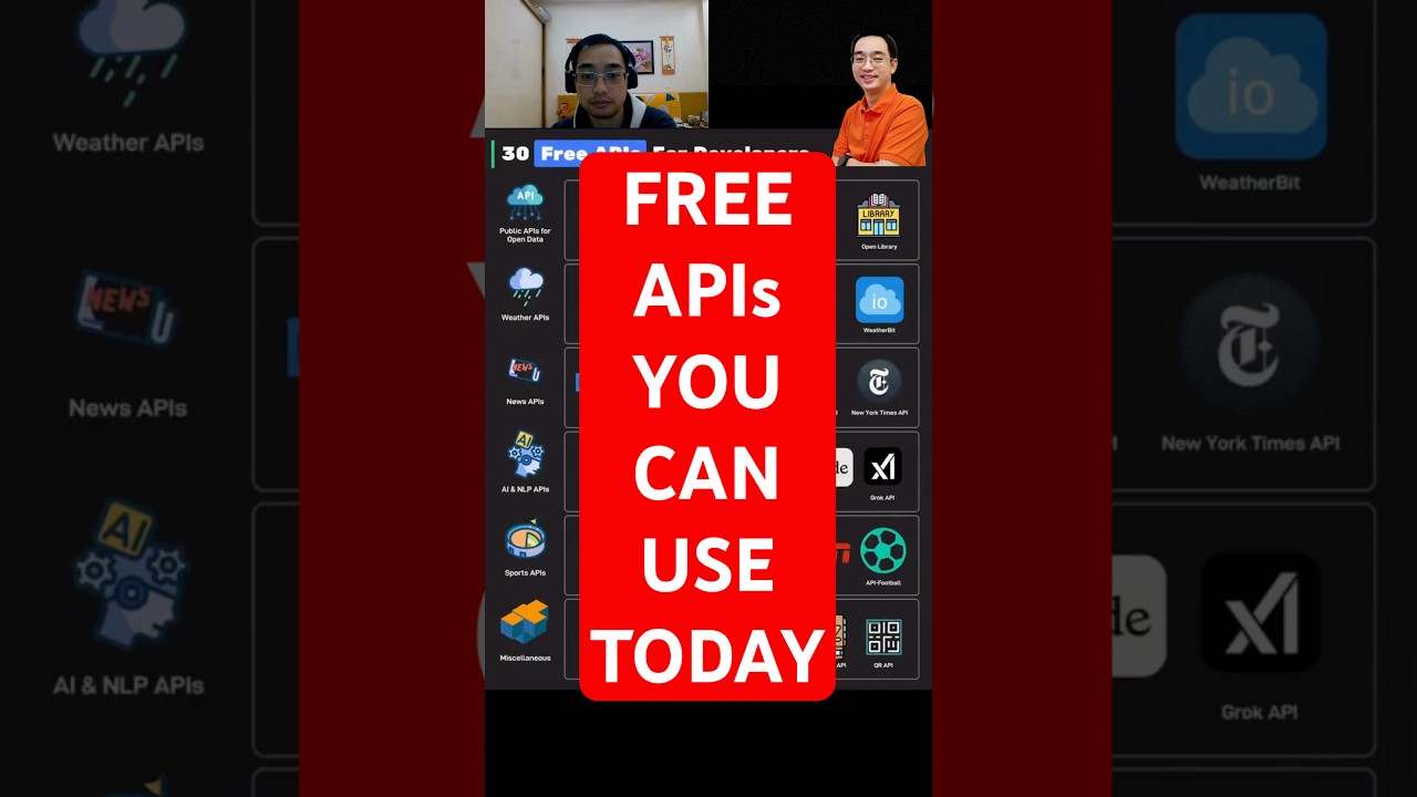 30 Free APIs You Can Use Today (No Budget Needed)