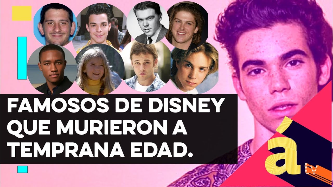 Celebridades de Disney que murieron a temprana edad.