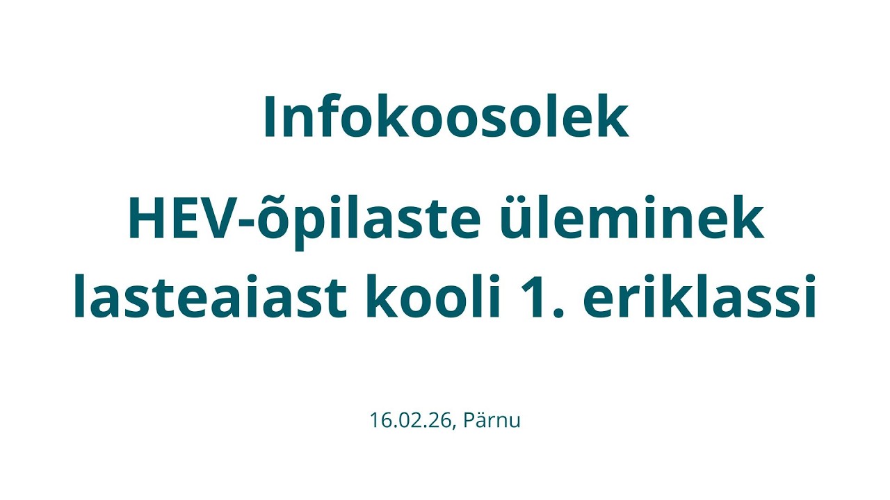 Infokoosolek 