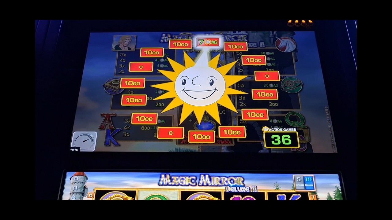 RICHTIG FETT AN DEN GELDSPIELAUTOMATEN ABGERÄUM. DIE AUTOMATEN KOTZEN SO RCIHTIG DIE KOHLE RAUS.