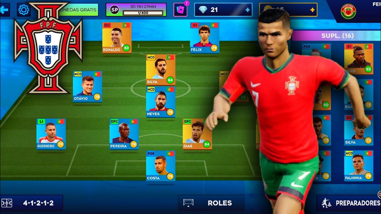 ✅ Haciendo el equipo de Portugal 🇵🇹 en DLS24 | Paninos AD