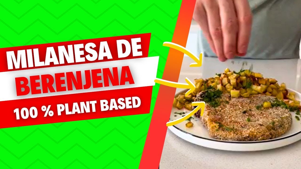 🌱 MILANESA DE BERENJENA EXTRA LARGE 100% VEGANA 🌱