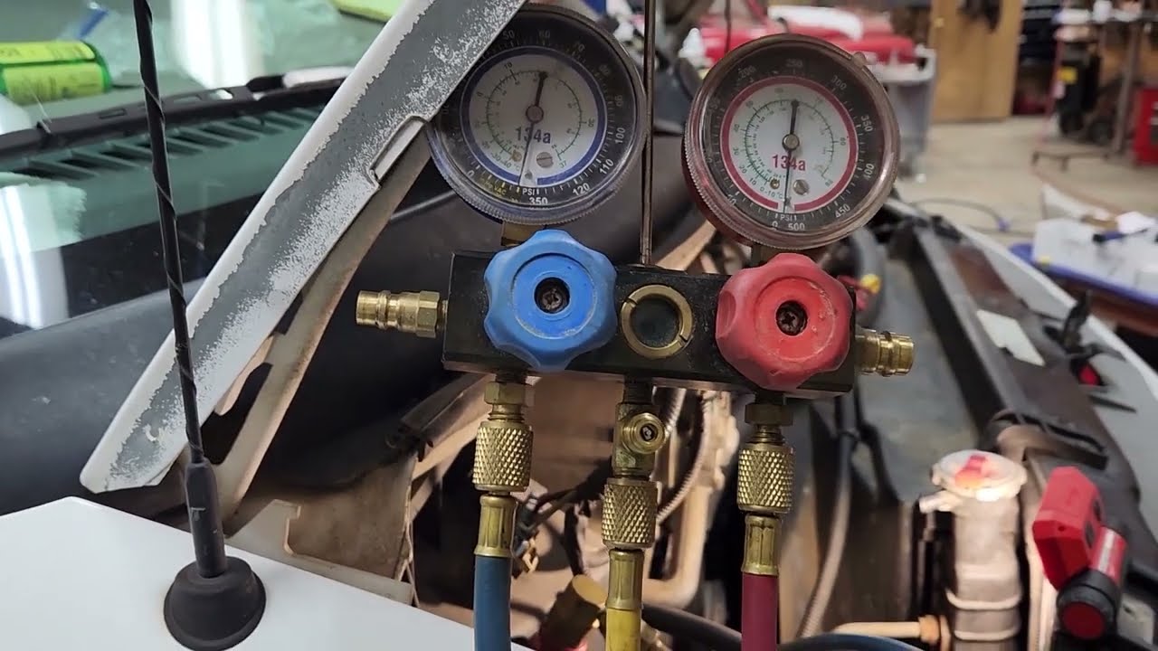 How To Replace AC Compressor Dryer And Orifice Tube Chevy Express 2500 6-20-22  #chevy #expressvanac