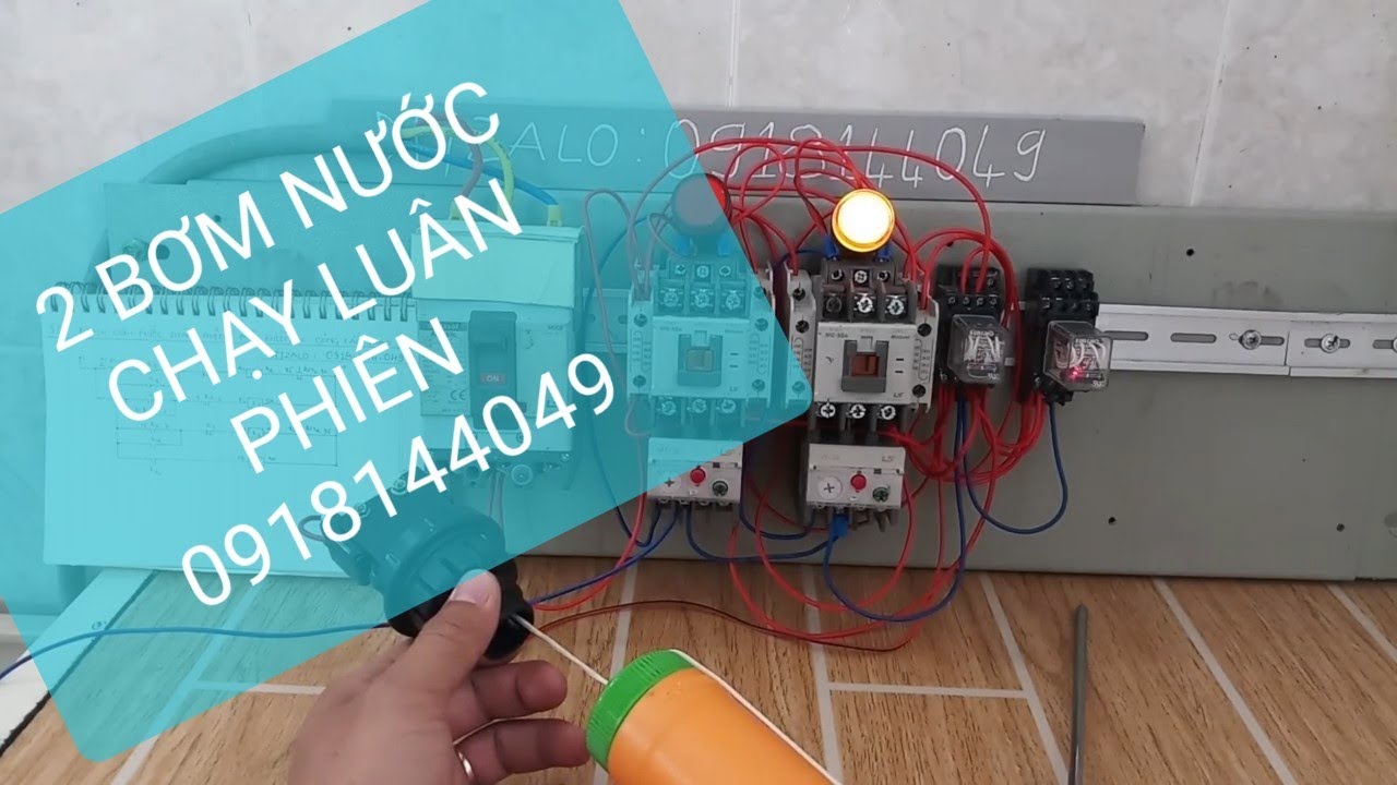 2 bơm nước luân phiên