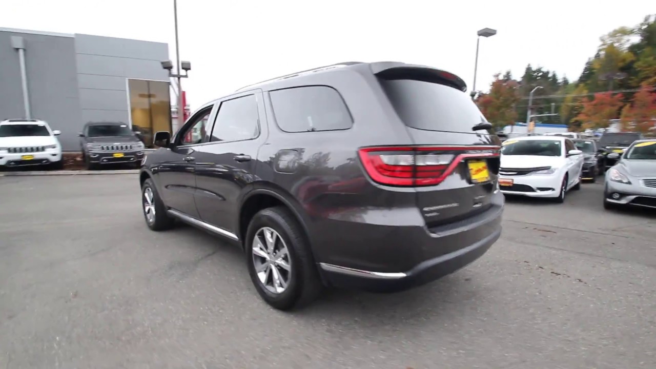 2016 Dodge Durango Limited | Granite Crystal Metallic | GC419757 | Redmond | Seattle |
