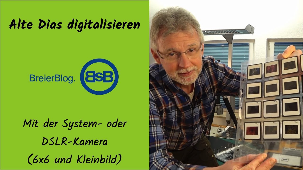 Alte Dias scannen mit der Kamera (Kleinbild und 6x6)