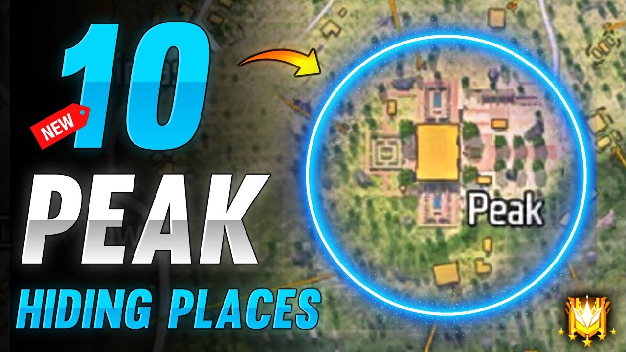 PEAK KE TOP 10 RANK PUSH СКРЫТЫЕ МЕСТА 🤩 ✓ BR Rank Push Хитрости и советы в Solo || Часть 1 #free...