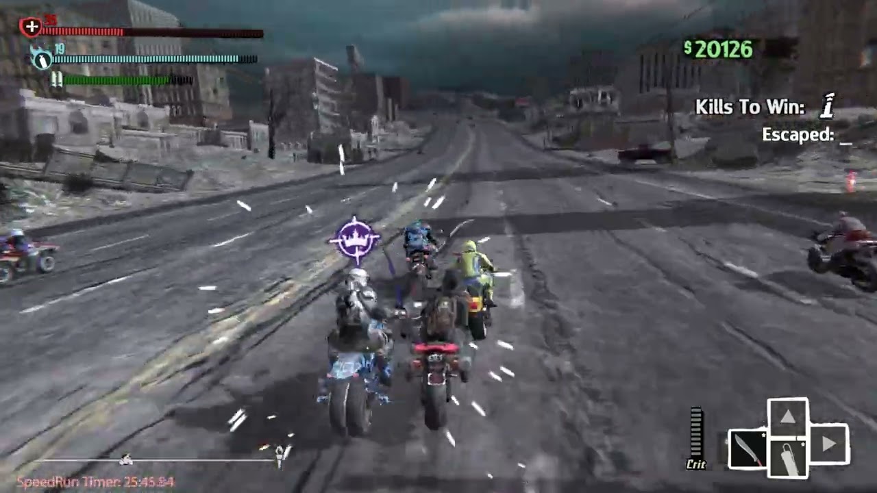 Road Redemption [Campaign Phantom BOSS] - DJ Skully - Default Bike, No Upgrades/Guns/SkillTree