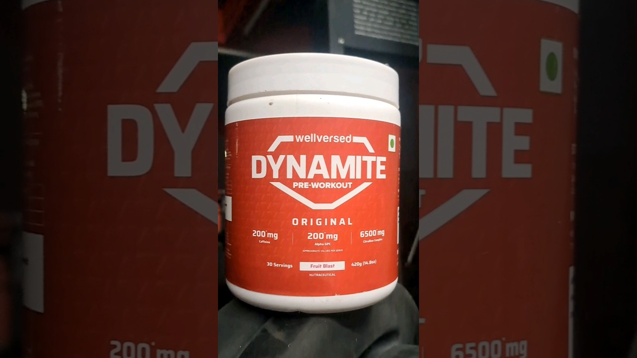 Dynamite pre-workout review 