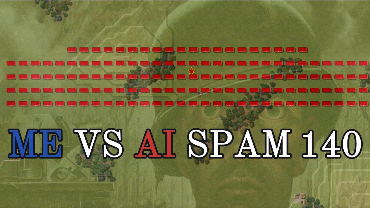 Lines of Battle | Full Match Replay |  AI spam vs ME pro army