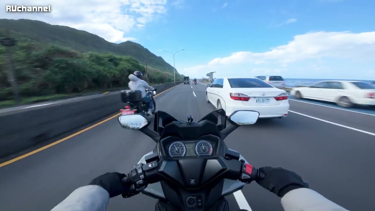 POV Scooter Ride by the Ocean | Taiwan 4K