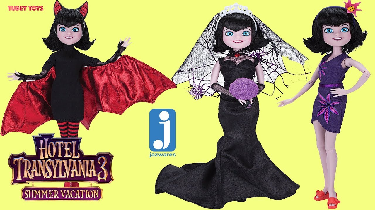 Mavis Doll Haul Hotel Transylvania 3 Summer Vacation Poseable Dolls Jazwares Tubey Toys Mavis Dolls