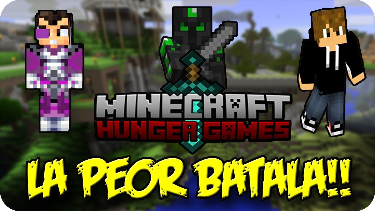 LA PEOR BATALLA!! - Juegos del hambre c/ VEGETTA777 y Luzu - MINECRAFT