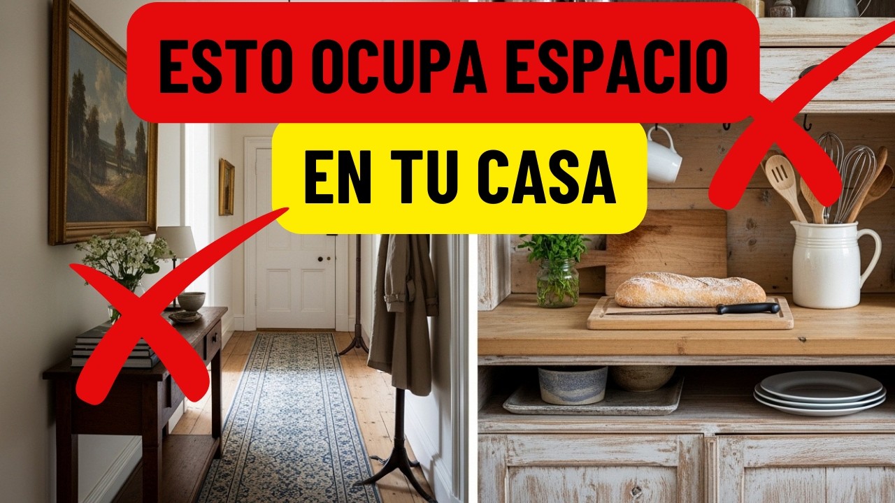 🚨 13 COSAS QUE ROBAN TU ESPACIO (Y HACEN QUE TU CASA PAREZCA MÁS PEQUEÑA)