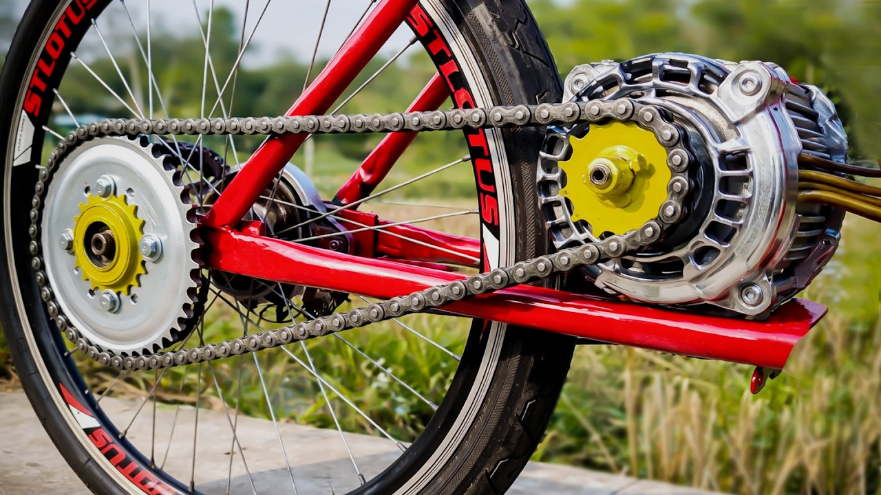 I INSTALLED A 500W MOTOR ON MY BICYCLE AND SOMETHING UNEXPECTED HAPPENED.