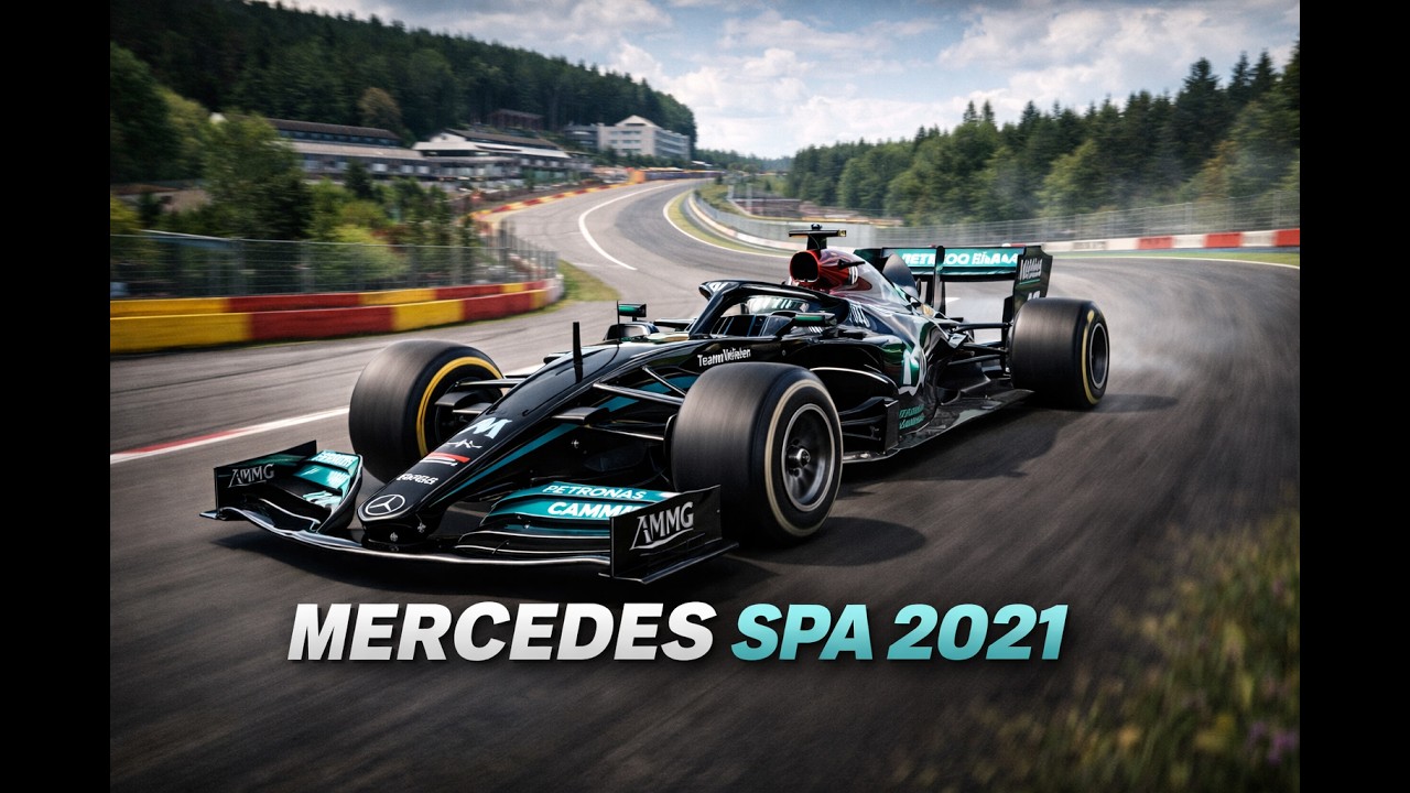 F1 2021 - Mercedes Spa Circuit