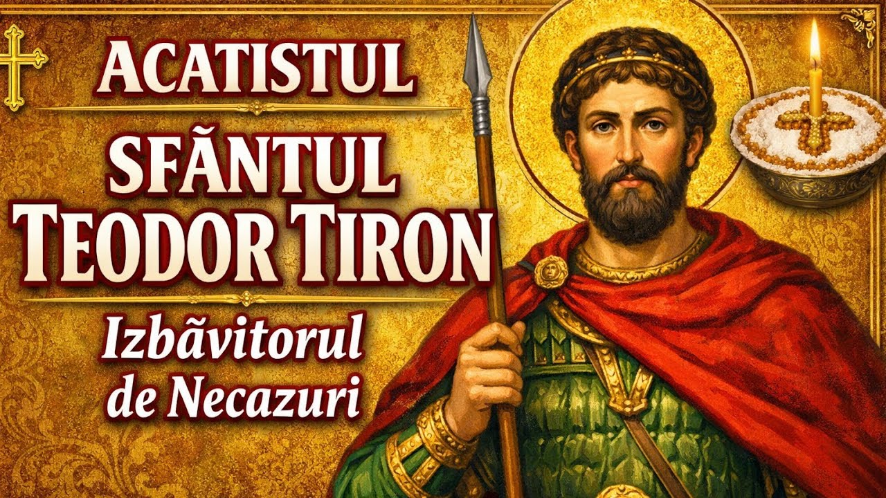 Acatistul Sfântului Teodor Tiron | Izbăvitorul de Necazuri și Ocrotitorul Postitorilor