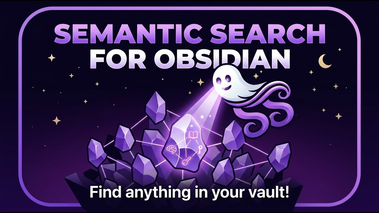Semantic Search for your Obsidian Vault (No API app!)