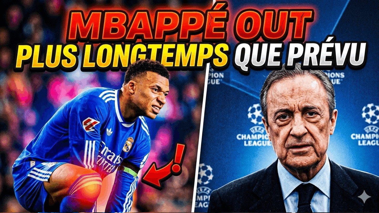 COUP DUR POUR LE REAL ! La vérité inquiétante sur la blessure de MBAPPÉ…