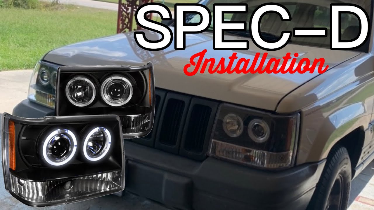 1998 Jeep Grand Cherokee | Spec-D projector headlight install