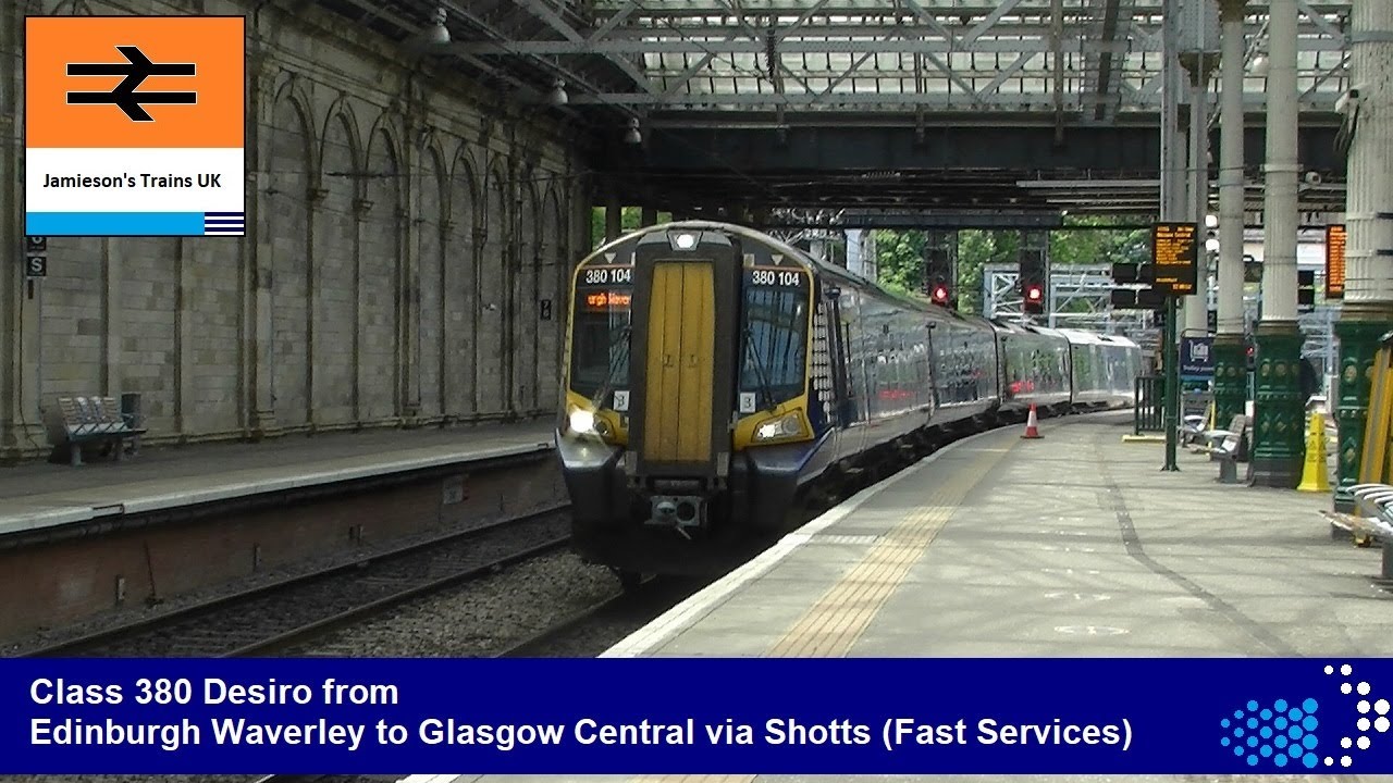 Class 380 Desiro from Edinburgh Waverley to Glasgow Central via Shotts Fast Services