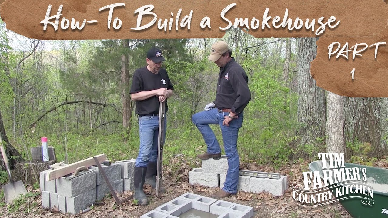 How-To Build a Smokehouse (Part 1 - Foundation)