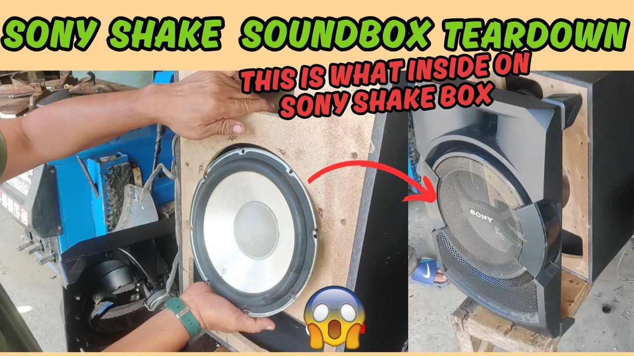 Why the Sony SHAKE Sounds So Amazing –Lets Take a look Inside the Soundbox! 🔊✨