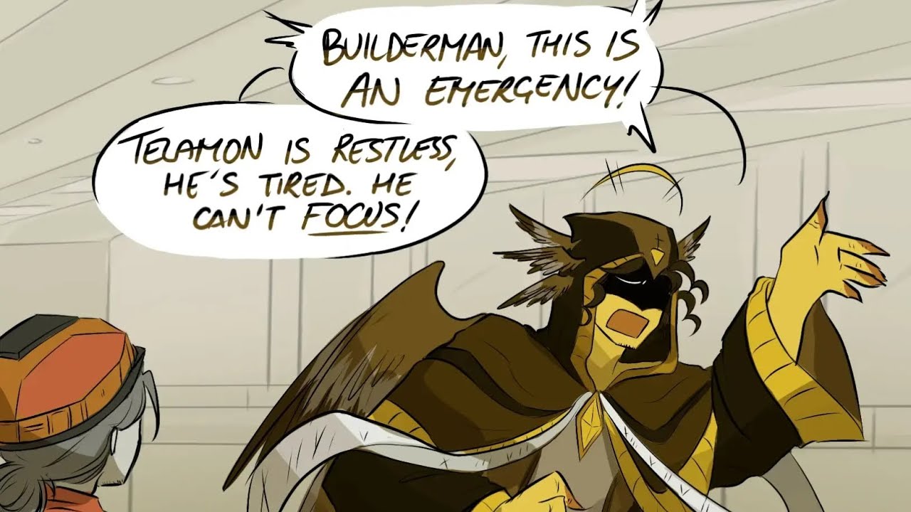 Telamon and Builderman Comic Dub || Made by ♡♤ Ace ♢♧ on TikTok 